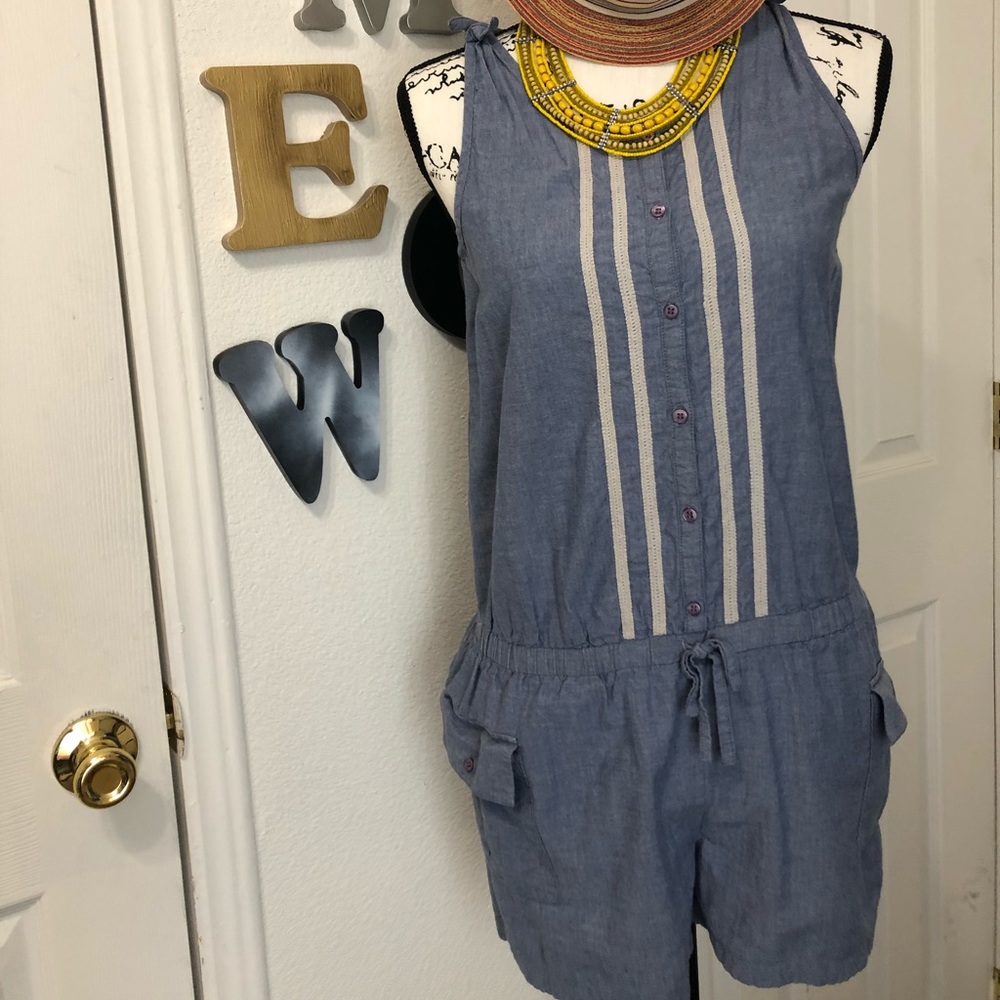 Chambray romper